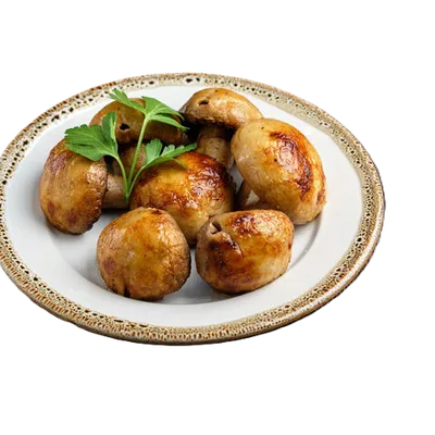 Грибы на углях