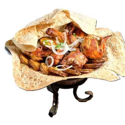 Шашлык из курицы в тандыре