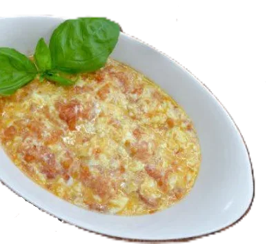 Яичница с помидорами