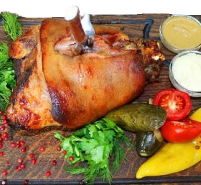 Рулька запеченная